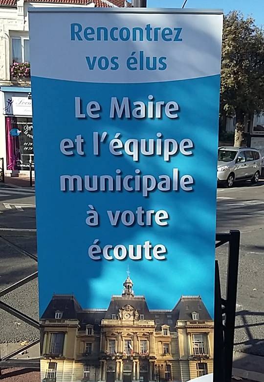 Permanence marchés des élus Saint-Maur Notre Choix